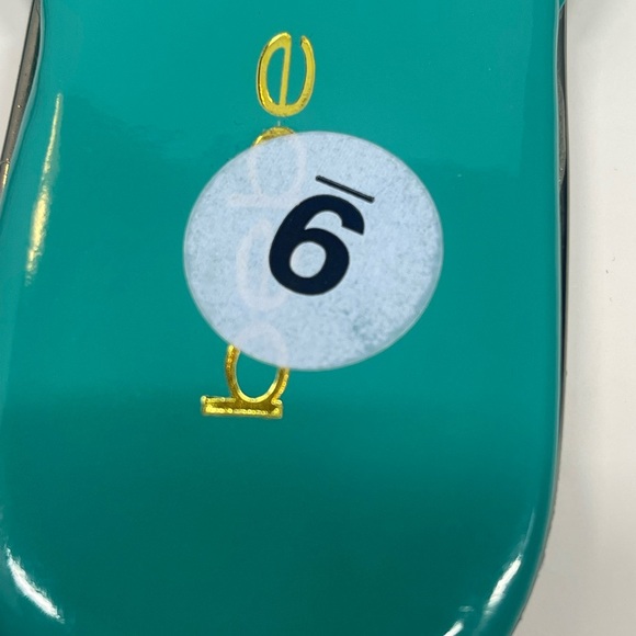 BEBE Women ILISTRA Thong Sandal FLIP FLOPS pool beach shoes Flats 9 Teal Gold - Picture 9 of 11